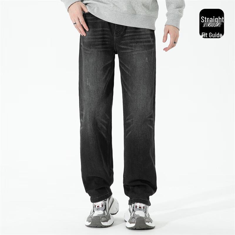 Mark Fairwhale Men's Straight Fit Washed Jeans