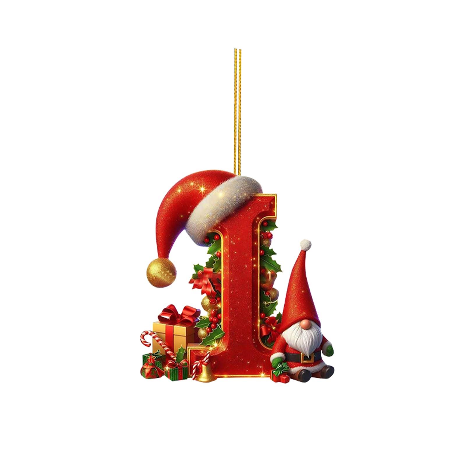 

26 букв,Рождество,Украшения,Акрил,1 One Size