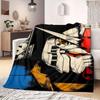 Gundam RX-78-2 Print Blanket Warm Comfortable Flannel Blanket Suitable for Bedrooms,Sofas,Beds,Chairs,Picnics,Travel