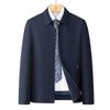 MONTAGUT Men's Business Casual Fine Wool Blend Jacket