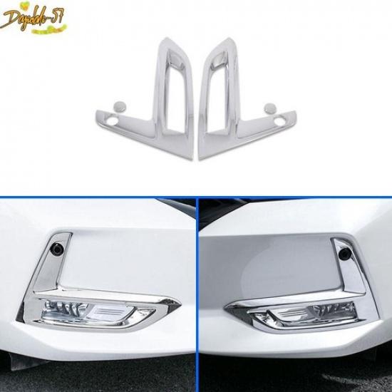 Front Bumper Fog Light Guard Cover Trim Accessories For Nissan Sentra -
