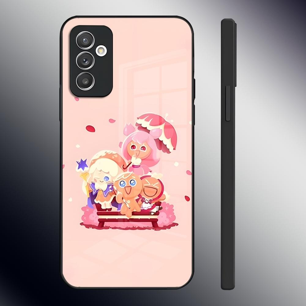 Korean Game C-Cookie Run Kingdom Phone Case For Samsung S24 Ultra S23 S22 S20 Fe S21 Plus A54 A34 A24 A53 A13 A16 Glass Cover