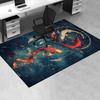 1pc Dreamcatcher,Koi Fish,Feathers Office Carpet Soft Polyester Entrance Carpet Washable Non Slip Ma