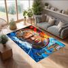 Erling Haaland Printed Crystal Velvet Rug Non‑Slip Crystal Velvet Carpet For Sofa Bedroom Indoor Home Decoration