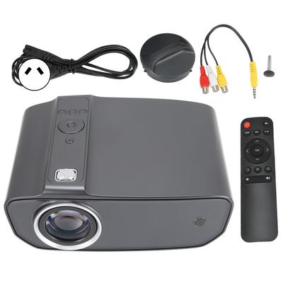Mini-Projektor Full HD 1080P LED Tragbarer Perlgrau Home Office ProjektionsausrüstungAU-Stecker
