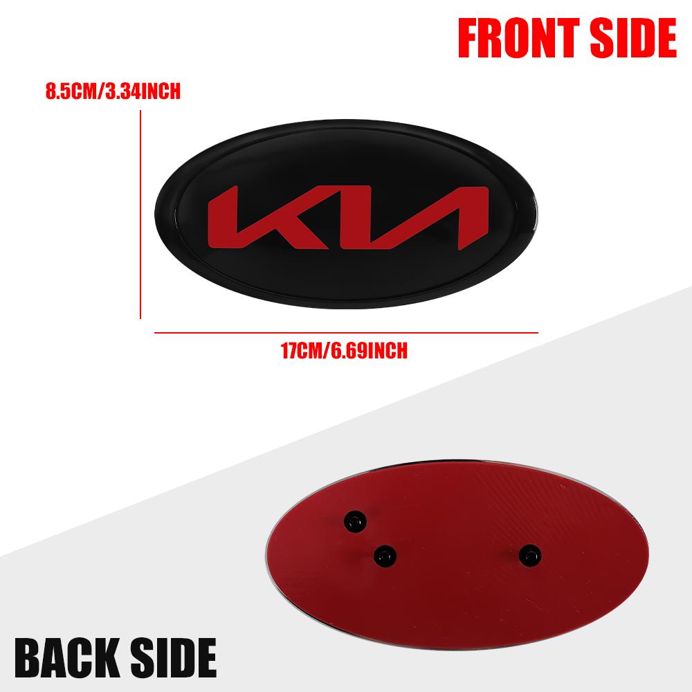 1pcs 3D Car Emblem Center Badge Sticker Decal Styling Accessories For KIA Rio Ceed Sportage Cerato Soul Sorento K2 K5 Picanto