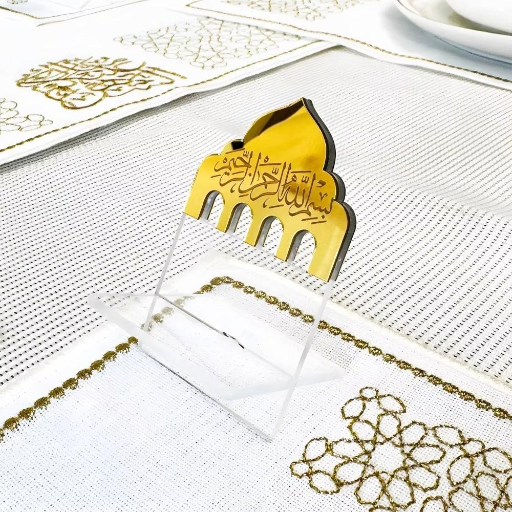Acrylic Eid al-Fitr Decoration Family Decoration Islamic Theme Eid al-Fitr Gift Small Things Rack Decorative Rack