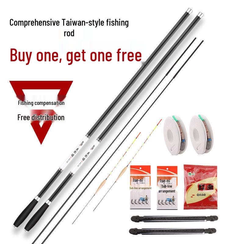 28 Tone Super Hard 4.5m Carbon Fiber Fishing Rod for Carp and Crucian Carp