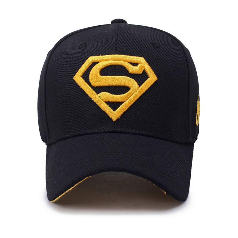 Luxurious Super Hero Cap Superman Snapback Embroidery Hat Unisex Steampunk Design