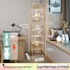 Transparent Lego Brick Display Cabinet: Dustproof Acrylic Storage for Figurines