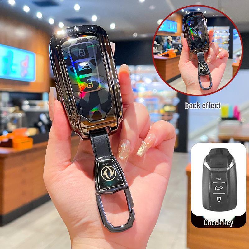 Metal Key Case for Dongfeng Fengshen Yixuan, New AX7 Mach Edition, Yixuan MAX/GS/EV