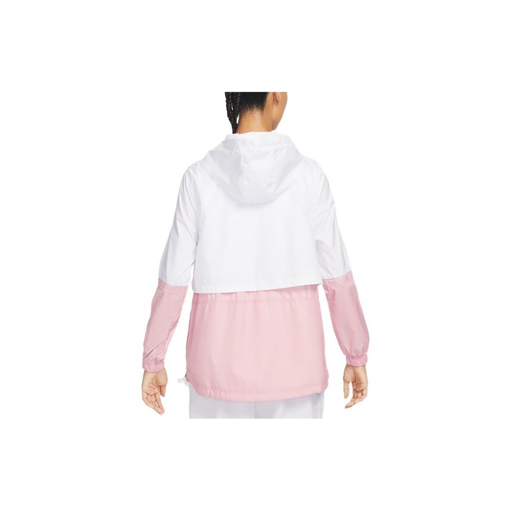 Nike Jacken Damen Rosa Weiß Mit Kapuze Dünn Andere DQ3353-101