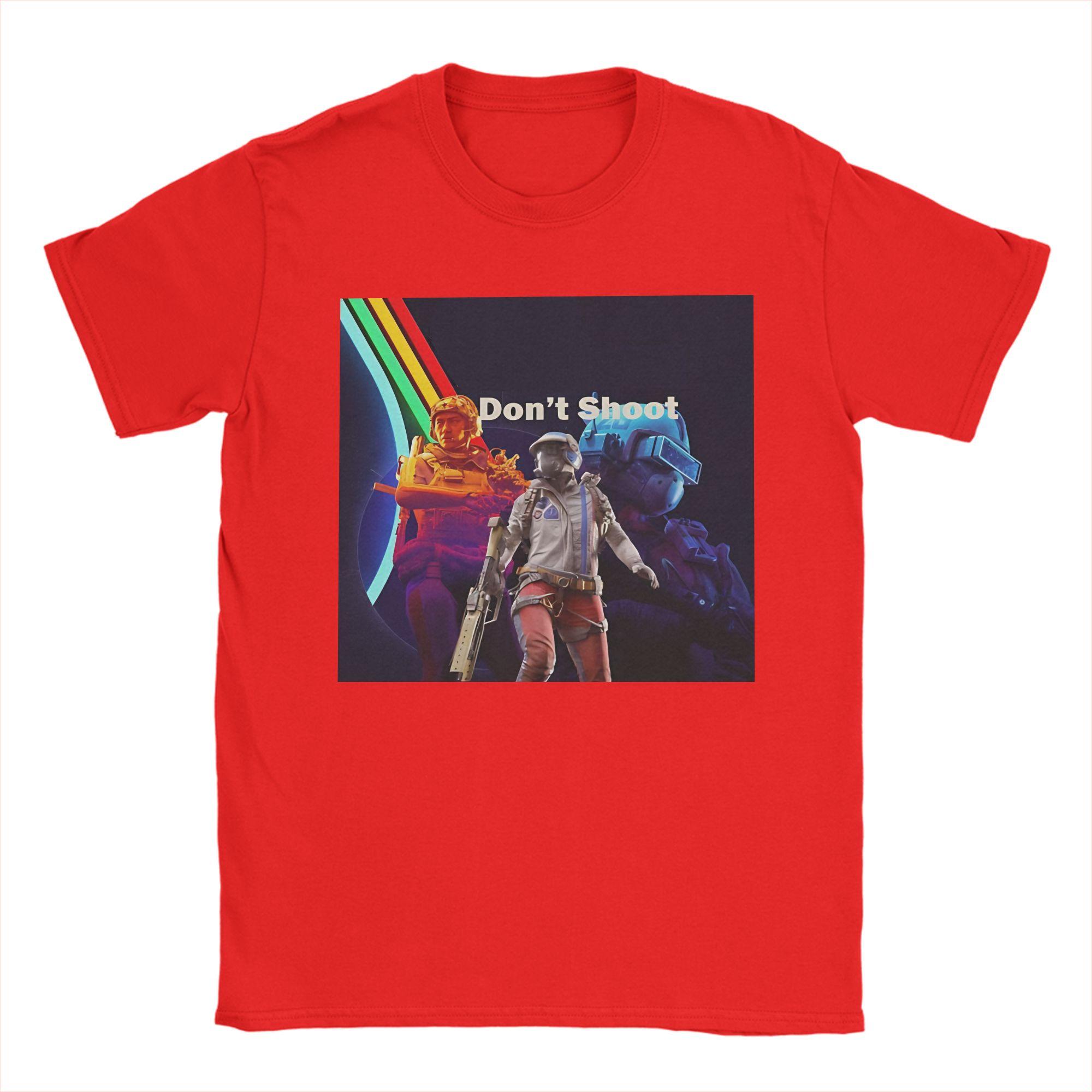 

Don Shoot Game Arc Raiders T Shirt Summer TShirts Men Pure Cotton ONeck Plus Size 5XL Clothing Short Sleeves Funny Tops S