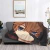 Anime Breathable Super Warm Soft Blanket for Bedding Travel Blanket Flannel