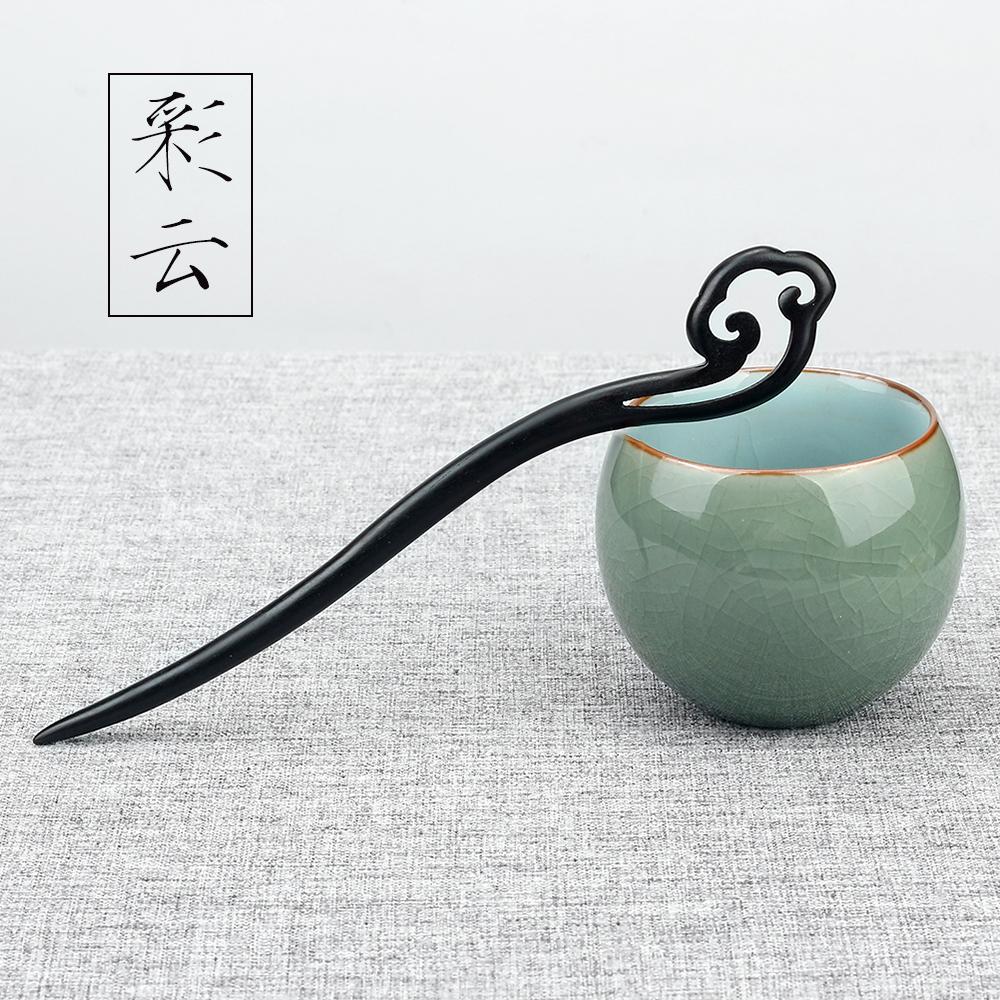 47Style Retro Sandalwood Hair Clip Hairpin Chinese Ancient Carved Wooden Chopstick Hair Stick Cosplay Party Headwear Accessories
