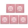 Multiple Color Hair Stoppers Portable Accessory for Shower Drain 5 Pack Sturdy Plastic Easy to Installion Bathroom