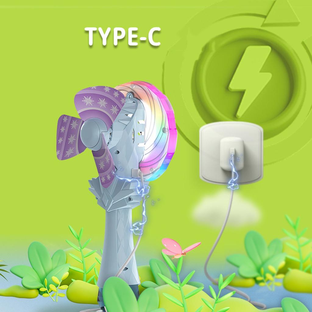 Children's Toy Bubble Machine Lollipop Windmill Handheld Electric Bubble Stick Automatic Bubble Blowing