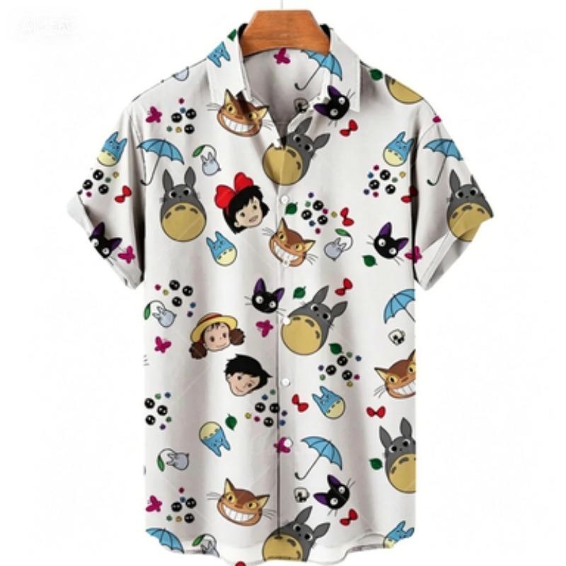 2026 Summer New Unisex 3D Digital Printed Anime Cute Pattern Shirt
