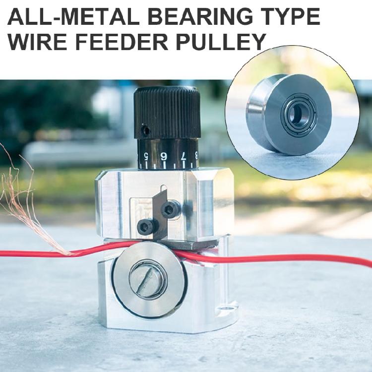 Manual Wire Stripper Machine 0.08''-1'' Wire Peeler Wire Stripping Wire Stripper Tool Portable Copper Wire Stripper