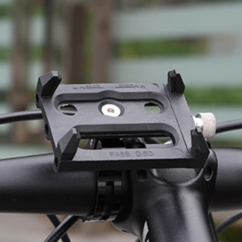 Cycling Phone Mount Universal Navigation Holder Aluminum Alloy Handlebar Clamp Smartphone Stand with Non Slip Pad