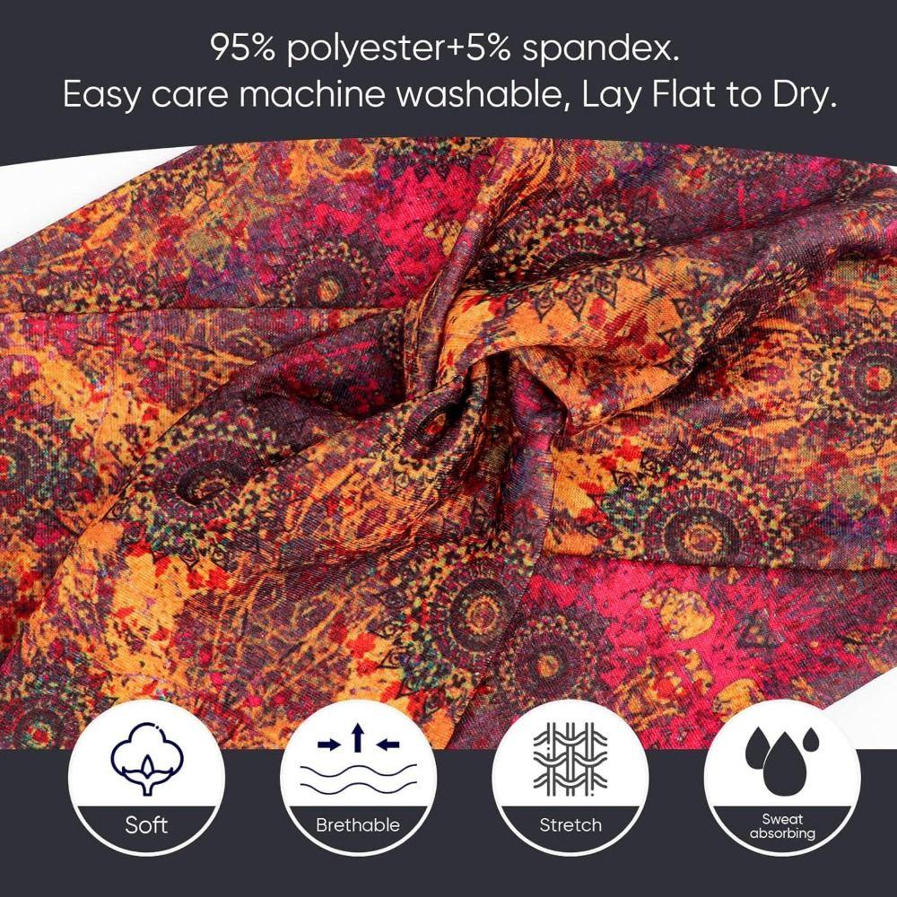 Wide Headwrap Knotted Turban Hair Band Accessories Yoga Workout Head Bands  for Women