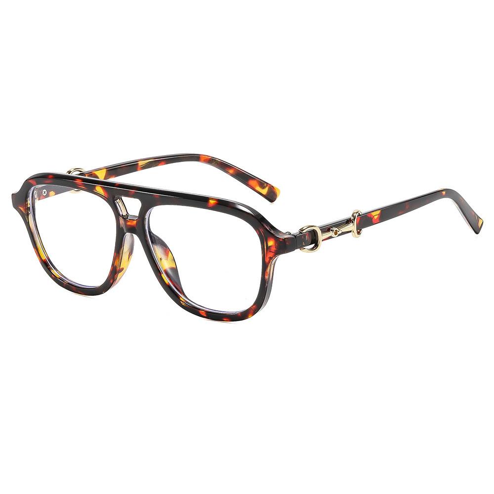 Fashion Oversized Pilot Sunglasses With Uv400 Protection For Outdoor Activities And Trendy Wear