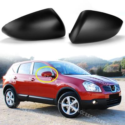 Nissan Qashqai 2007-2014 J10 Yan Kapı Dikiz Aynası Kapağı Trimleri Araba Aksesuarları Sol + Sağ Taraf Değiştirme Stili İçin 2 Adet