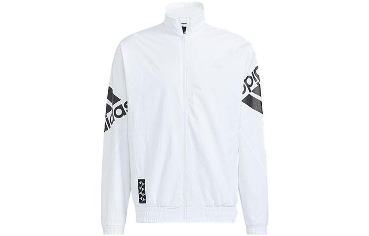 Adidas Jackets Unisex White Stand Collar Moderate Other HE7458 L
