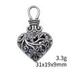 Christmas Decorations Charms Jewelry Gothic Style Peach Heart Charms Pendant Items Craft Pendants