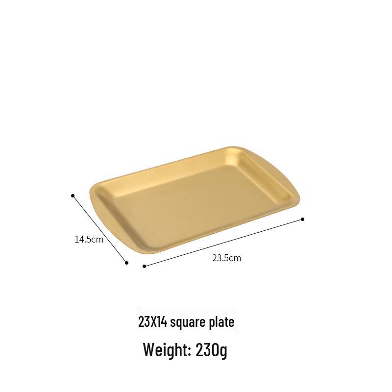 

Jingyuheng Stainless Steel Rectangular Serving Tray - 5 Pack