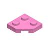 10 Peças 26601 Placa de Cunha 2x2 Canto Chanfrado Bloco Moc Compatível com Tijolo DIY Brinquedo Infantil Peça de Montagem