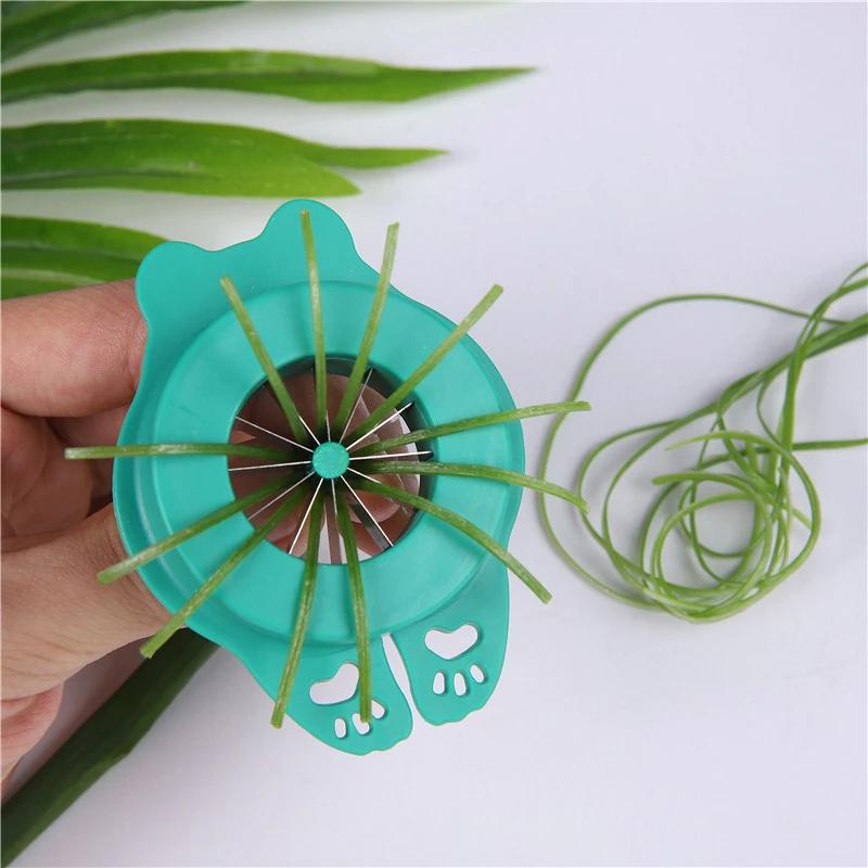 Superfine Green Onion Easy Slicer Shredder Plum Blossom Cut Wire Drawing Vegetable Shredder Kitchen Accessory