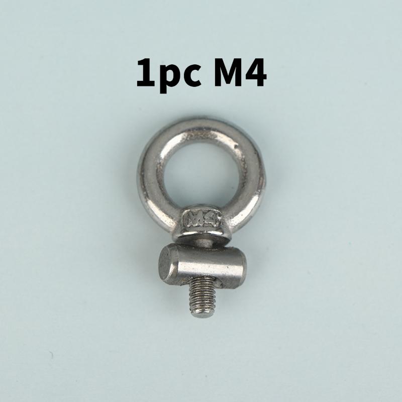 Stainless Steel Eye Bolt Screws | Multi-Size(M3/4/5/6) Ring Bolts for Hanging, Rigging & Hardware Applications