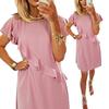.Elegant Dress For A Wedding Or Party With Classic Frill Size L