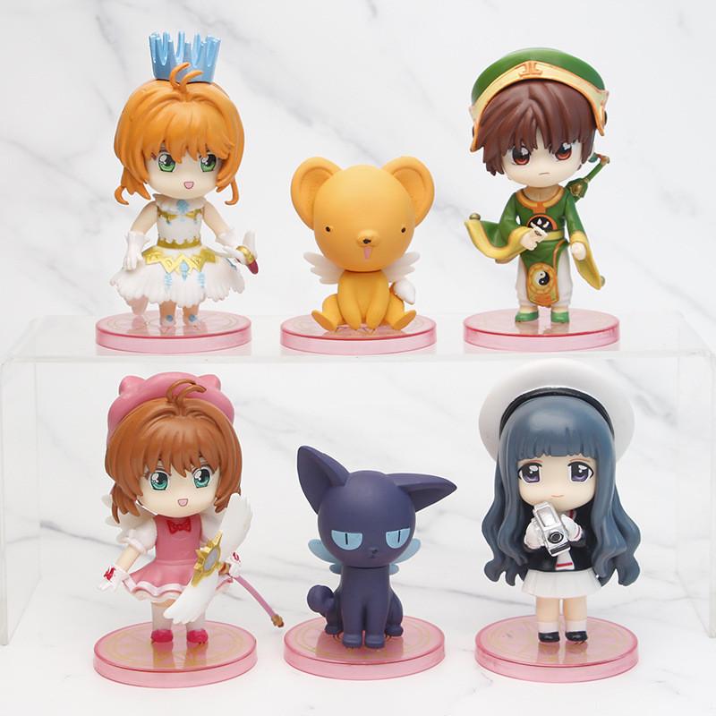 Adorable Sakura Kinomoto Figurine Collectible Magical Pvc Blind Box Car Decor