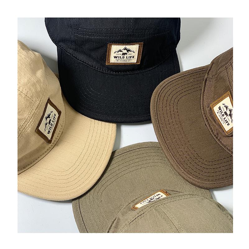 S Retro Flat Brim Hip Hop Hat Women'S Korean-Style Fashion Street All-Match Couple Trend Baseball Cap Men