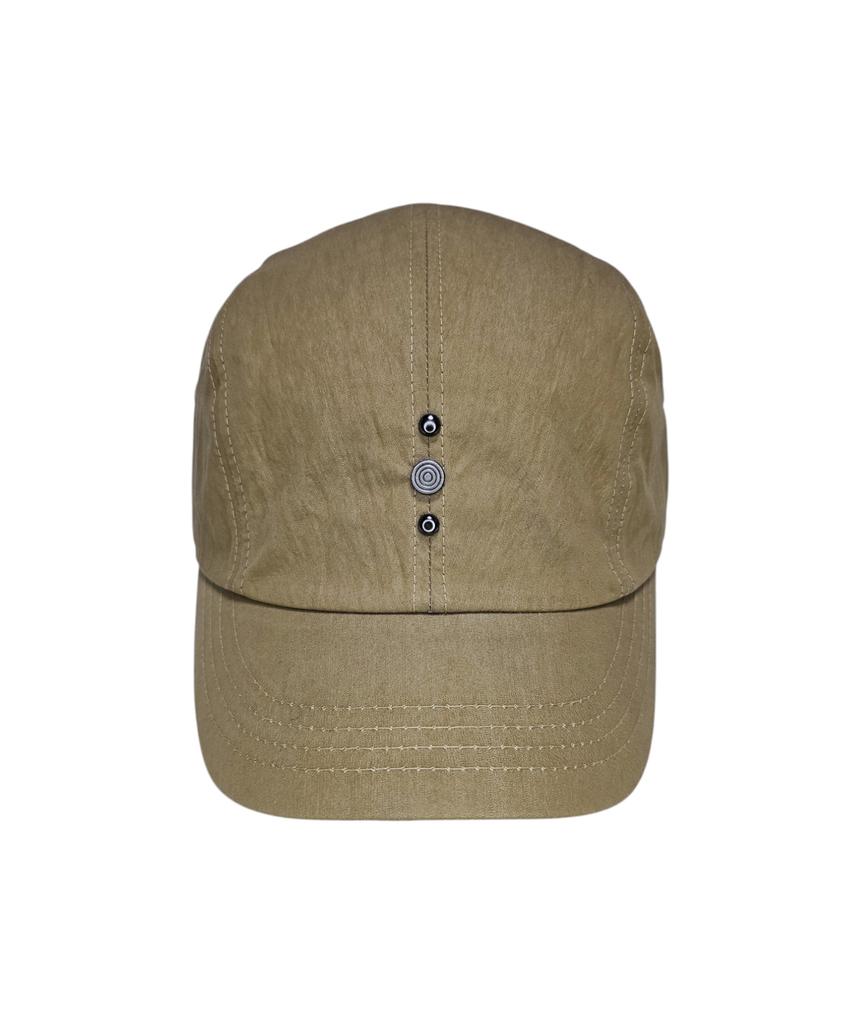 Milkeuweibeu Ripple Studded Camp Ball Cap [Mustard]