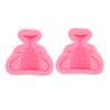 2 Stück Fondant Silikonform Lebensmittelecht Sicher Geruchlos Weich DIY Kuchen Dekorationsform für Bastelprojekte