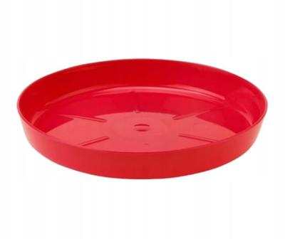 Red Flowerpot Saucer 126x18cm Plastic Decorative