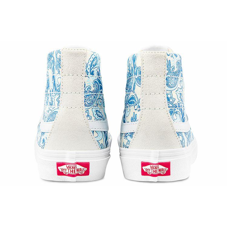 Vans Sk8 Hi Casual Lightweight Breathable High-Top Skate Shoes Unisex Sneakers Blue VN0A3MV1686
