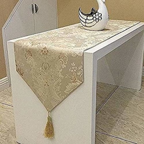 Stylish Table Runner, Modern Interior Design for Living Rooms, Entertaining, and More. Embroidered Linen Rug, Nordic Style, Perfect for Bedrooms and B