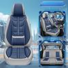 Set di Coprisedili per Auto Universali in Ecopelle - Lusso Full Surround Cuscino Traspirante con Imbottitura in Spugna - Lavabile a Mano e Sicuro per il Lavaggio a Secco