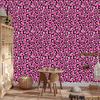 Pink Leather Purple and Burgundy Wallpaper for Living Room and Bedroom 50x1000