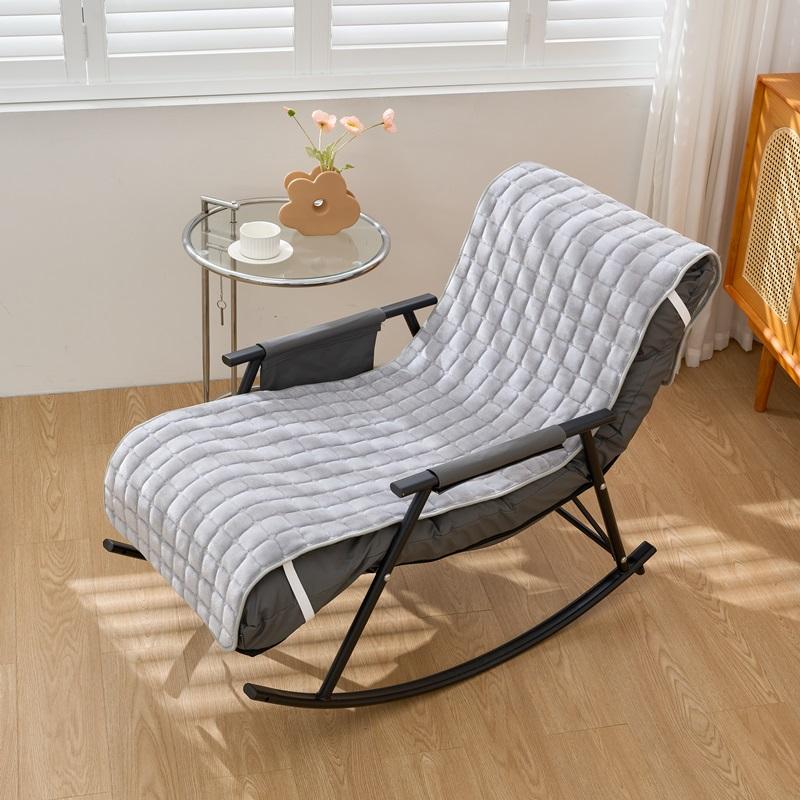 1PC Soft Velvet Rocking Chair Cushion Thicken Warm Recliner Armchair Pads for Office Nap Chair Funda Silla Living Room Balcony