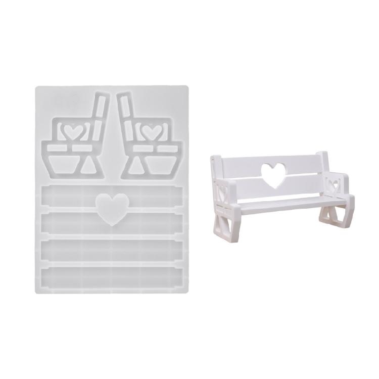 

Benches Heart Silicone Mould For Jewelry Craft Decorative Holder Candle Making Tool Easy Maintenance 1