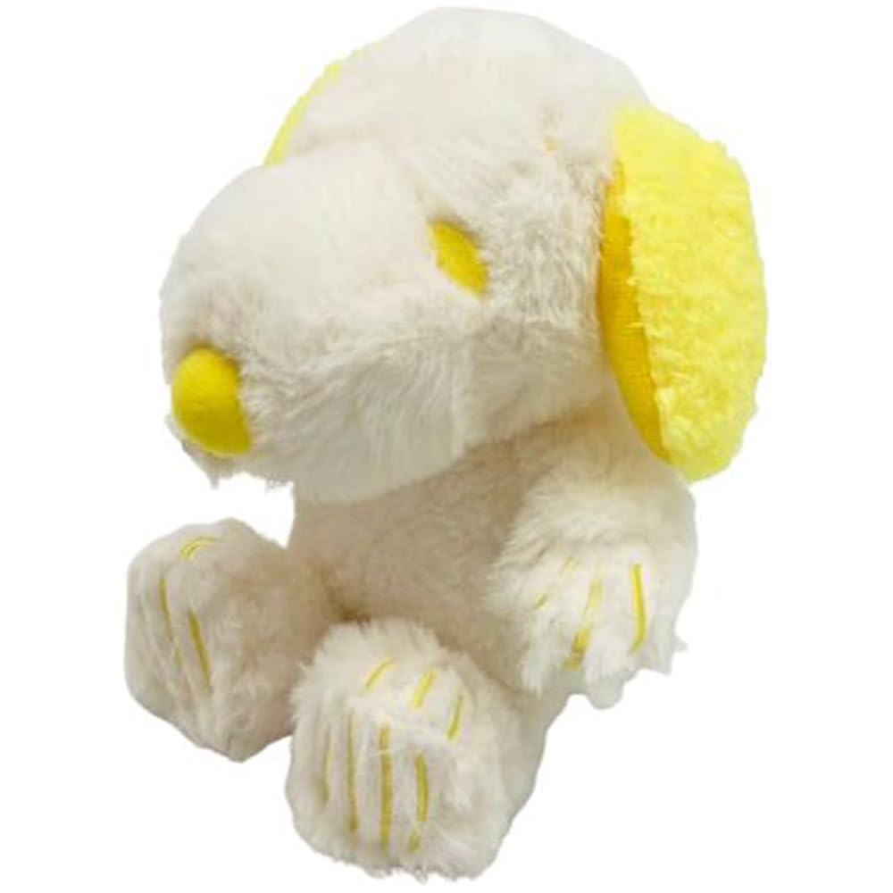 Nakajima Corporation Fuwakuta Snoopy Plush Toy Yellow Rainbow Color 209993-25