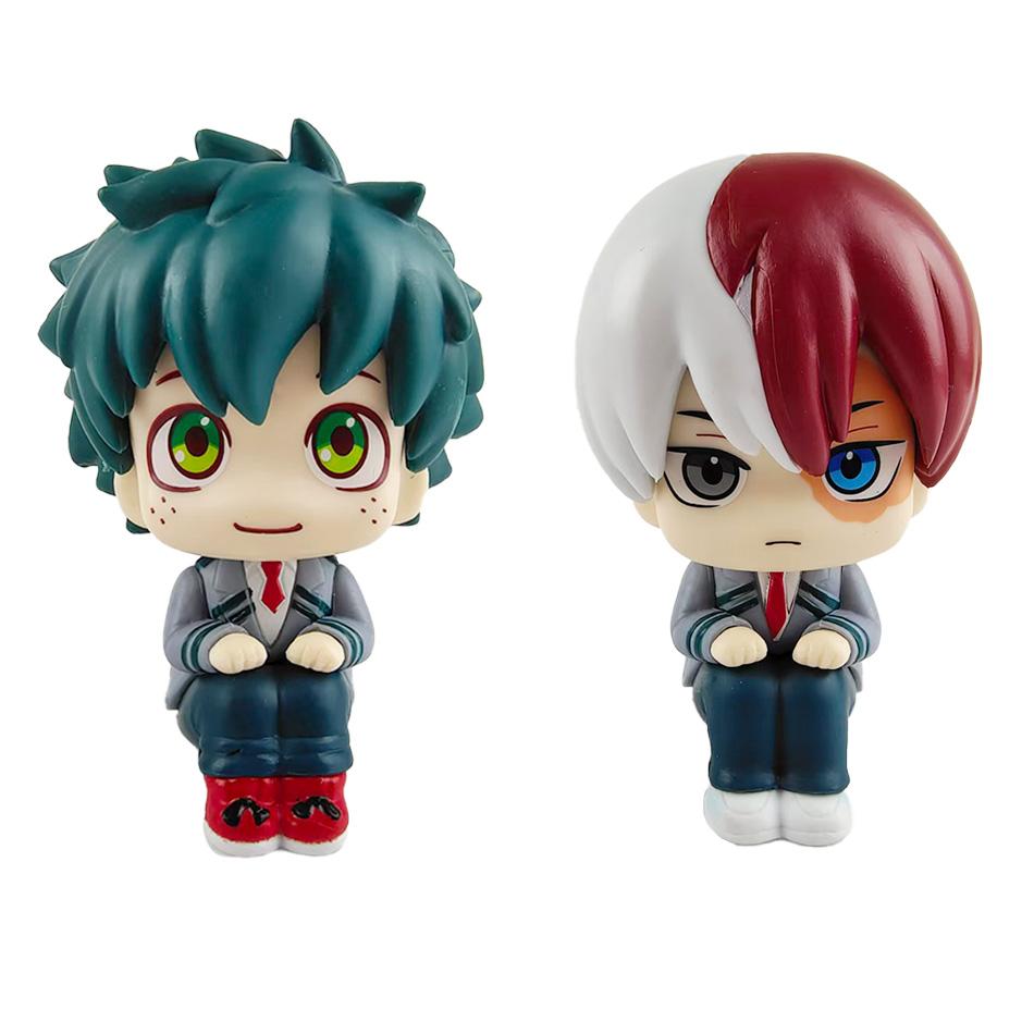 10cm Boku no Hero Academia Anime Figure Midoriya Izuku Action Figure Bakugo Katsuki/Todoroki So Figurine PVC Collection Toys
