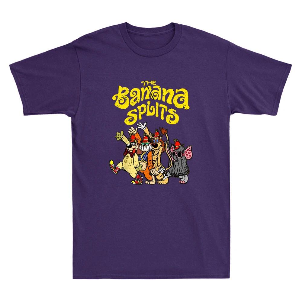The Banana Splits Funny Cartoon Meme Animals Lover Gifts Vintage Men s T-Shirt XL
