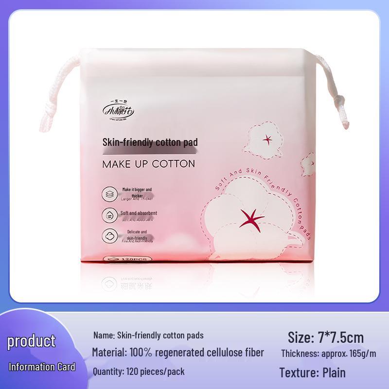 Verdickte doppelseitige Baumwoll-Make-up-Pads - Doppelfunktion: Make-up-Entferner-Tücher & Gesichtsmaske