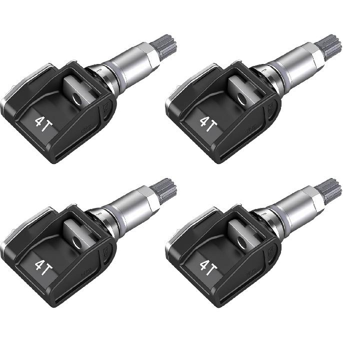 84152501 TPM Sensors,4 Pack Tire Pressure Sensors Compatible for Chevy Silverado 2019 2020, 433MHz Tire Pressure Monitoring System GM-C Trailer Tire